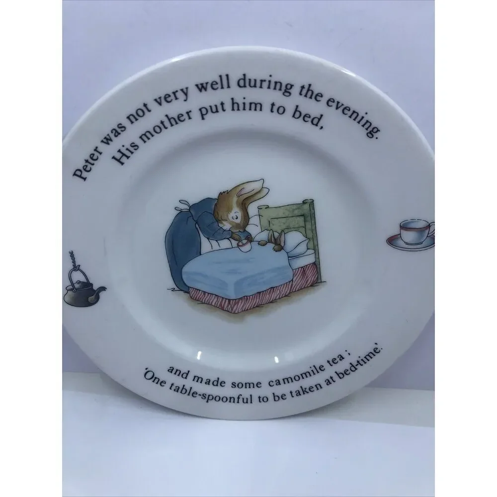 Peter Rabbit Nursery Plate by Wedgwood Plate 7”  - Beatrix Potter